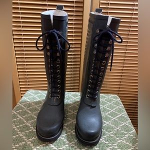 Ilse Jacobsen Hornback Rain Boots Olive Green Women’s Size 36